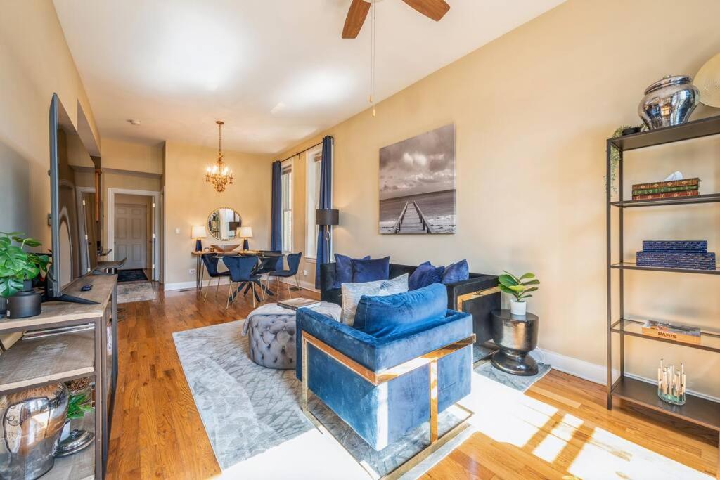 שיקגו Lovely 2 Bed 3 Miles From Dt W Free Parking מראה חיצוני תמונה